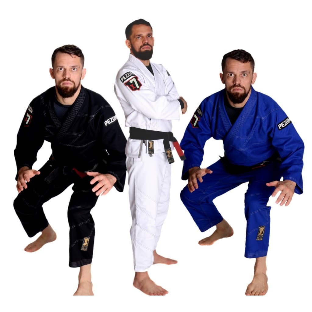 Kimono Jiu Jitsu Trançado Adulto X7 Remodel Pezom e Faixa