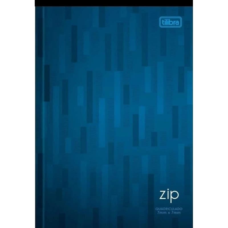 Caderno Brochura Pequeno Capa Dura 1/4 Quadriculado 7x7mm Zip 96 Fls Tilibra