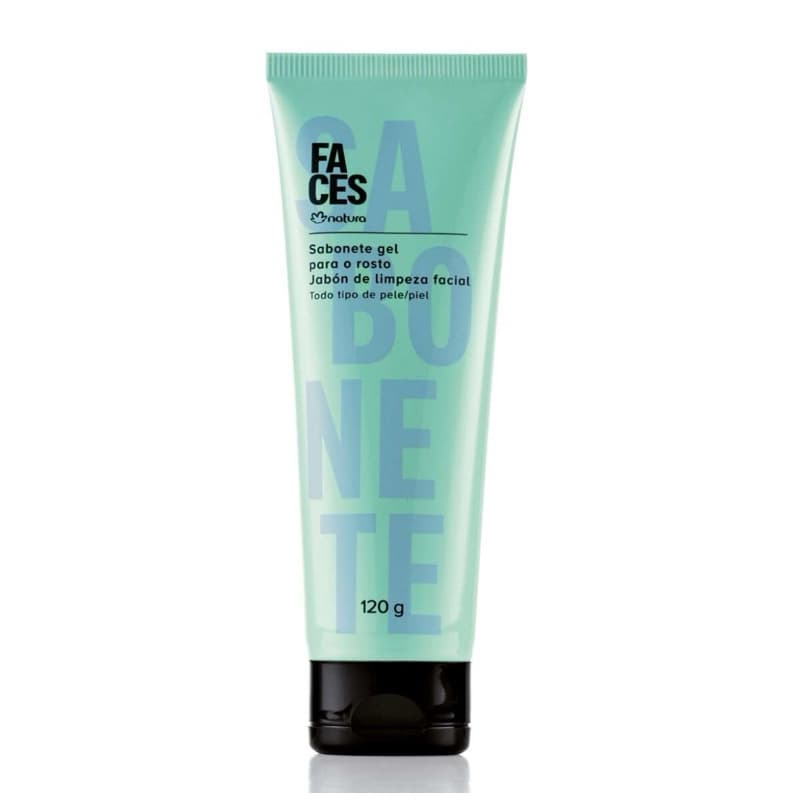 Sabonete gel rosto faces 120g Natura
