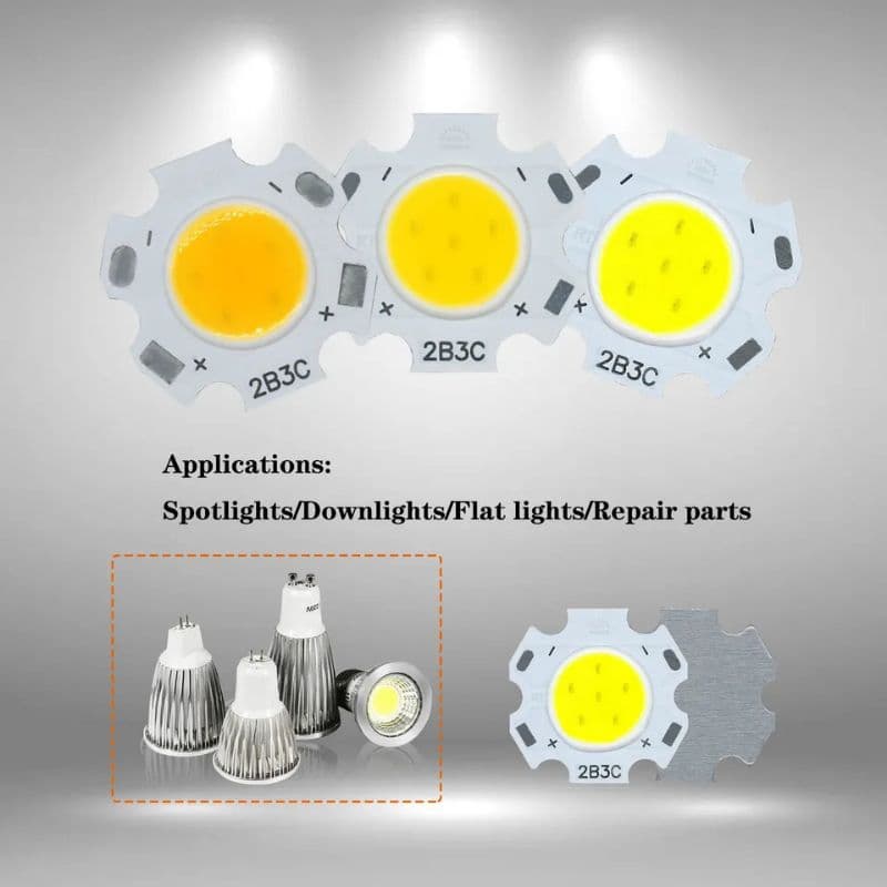 2x Led Cob 3w 5w 7w para lâmpadas MELHOR PREÇO