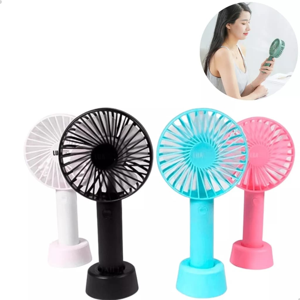 Mini Ventilador De Mão Portátil Recarregável
