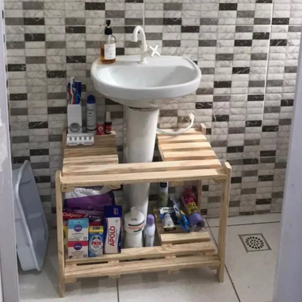 Estante multiuso pára banheiro com prateleira