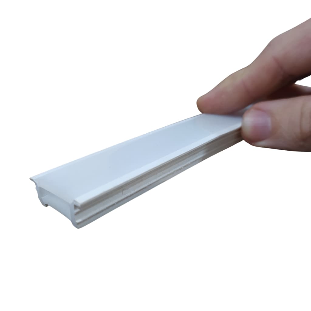 Perfil Flexível Embutir para LED 7 metros