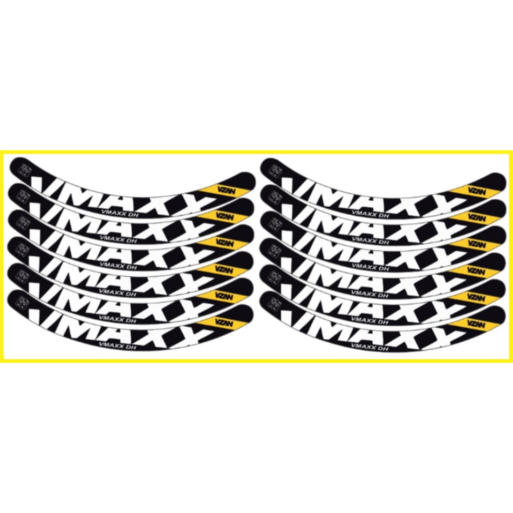 Adesivos Aro 26 , 29 Vmaxx 2024 Dh Mtb Bike Bicicleta