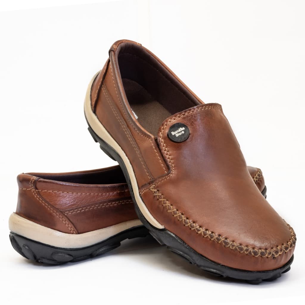 Mocassim Premium Masculino em Couro Legítimo: Elegância e Conforto - 2040