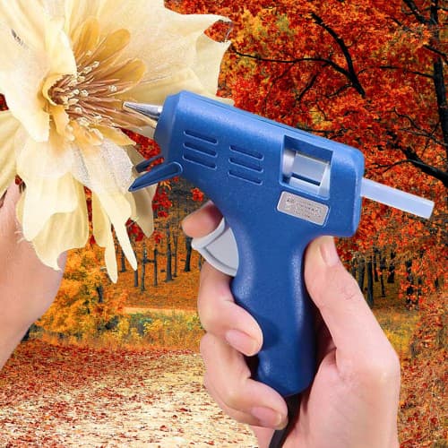 Mini Pistola de Cola Quente AC-280 Azul Rhamos e Brito