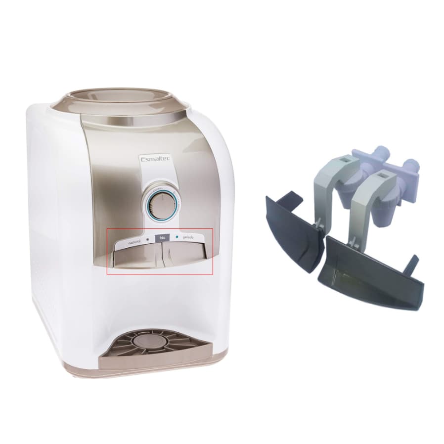 Kit 2 Torneira Filtro Bebedouro Purificador Esmaltec Egm30 e Latina