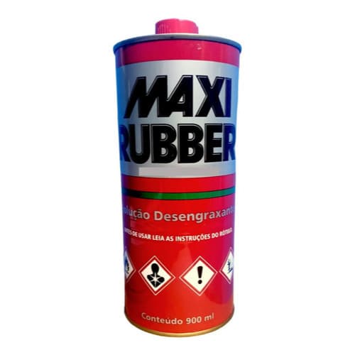 Solução Desengraxante Pintura Automotiva Maxi Rubber Oferta 900ml Uso Profissional