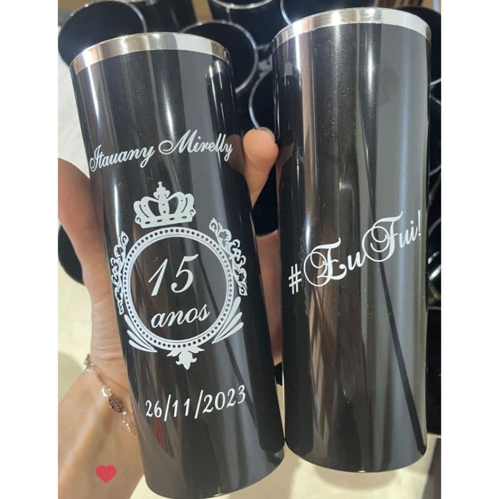 Kit 175 Long Drink Personalizados 350ml c/ Borda Metalizada