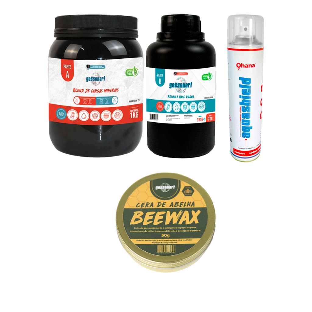 Gessonart Kit 1,3 Kg +  Impermeabilizantes