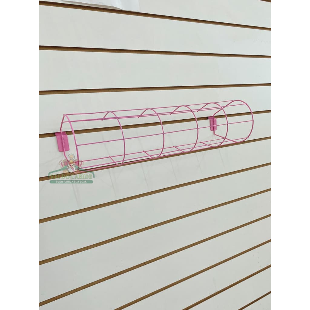 Expositor Organizador de Tiara, Laço Para Painel Canaletado 0,50m - Rosa