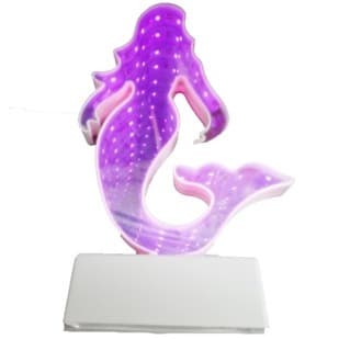 LUMINÁRIA ESPELHADA EFEITO 3D LED SEREIA 13596
