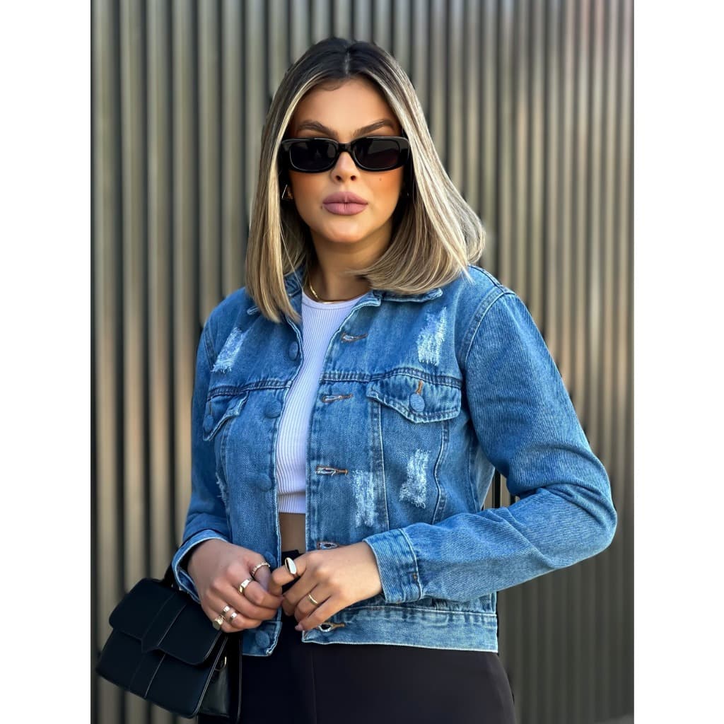 kissmelady 3009 jaqueta jeans feminina casaco blusa casaco bulsas feminina de frio manga longa