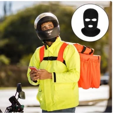 kit 2 Touca Ninja Toca Balaclava Proteção Moto Térmica Frio