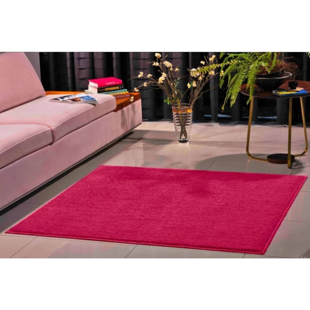 Tapete Quadrado 1,00 X 1,00 Pelo Curto Macio Sala 100% Antiderrapante Quarto Escritorio Loja Linha Classic Oasis