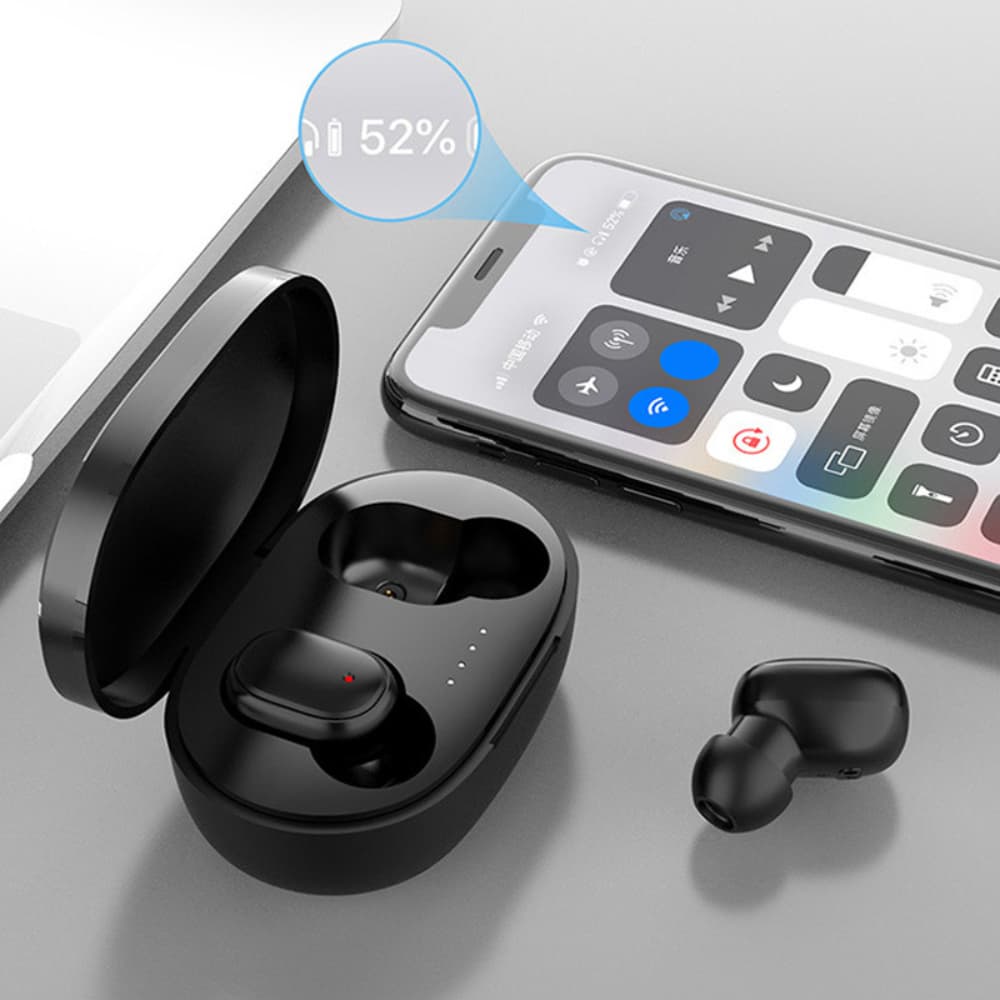 TWS Fone De Ouvido Sem Fio Bluetooth 5.0 Estéreo Mini Fones Para Android Ios Smartphones E6S