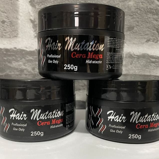 Kit com 3 unidades de gel HAIR MUTATION cera mega 250g sem álcool - ENVIO IMEDIATO