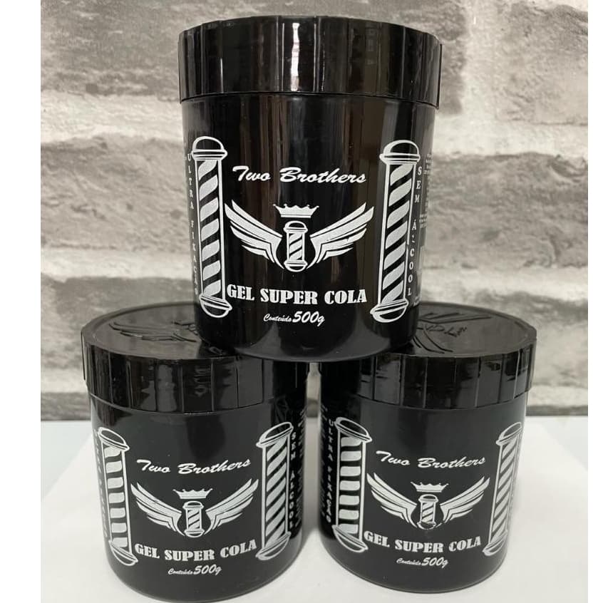 Kit com 03 gel cola hidratante 500g two brothers ORIGINAL sem àlcool - ENVIO IMEDIATO