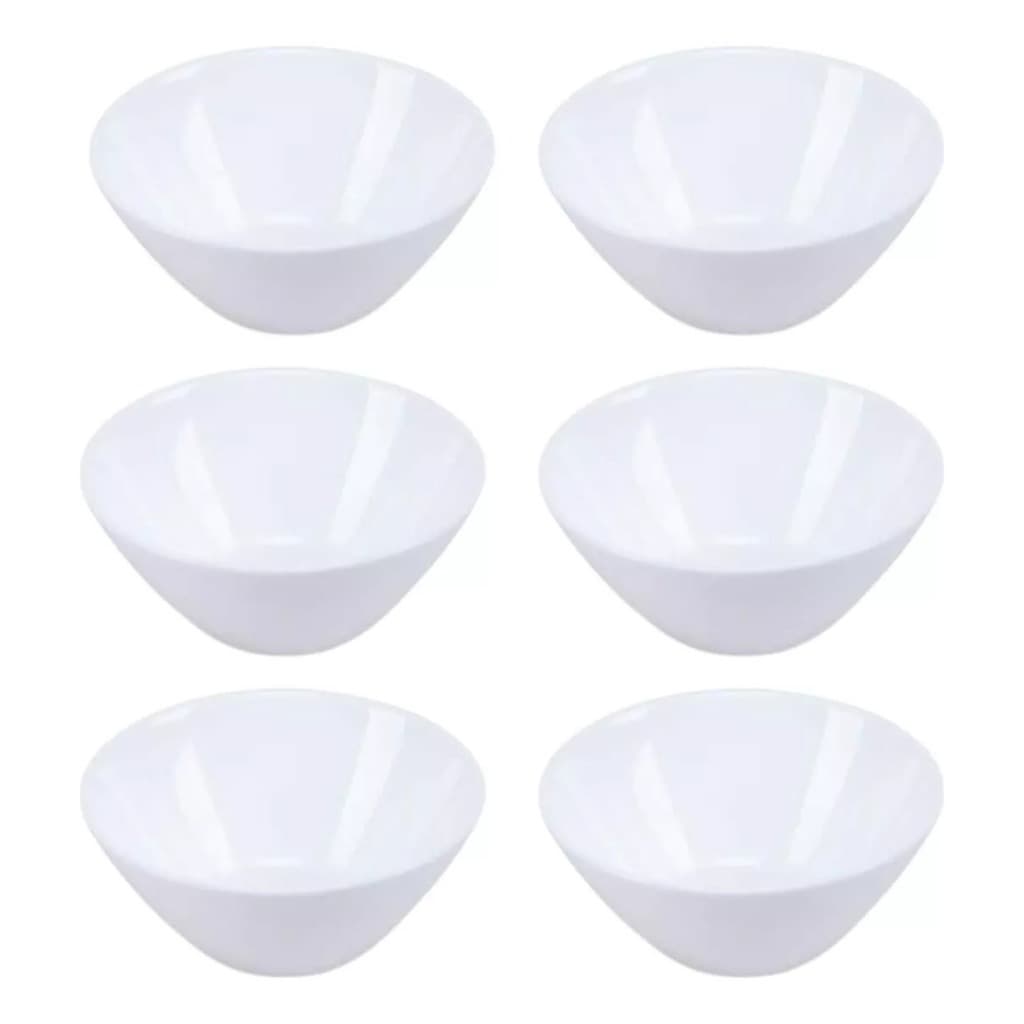 Jogo tigelas vidro Duralex Opaline p/saladas e sobremesas, 390ml Nadir.