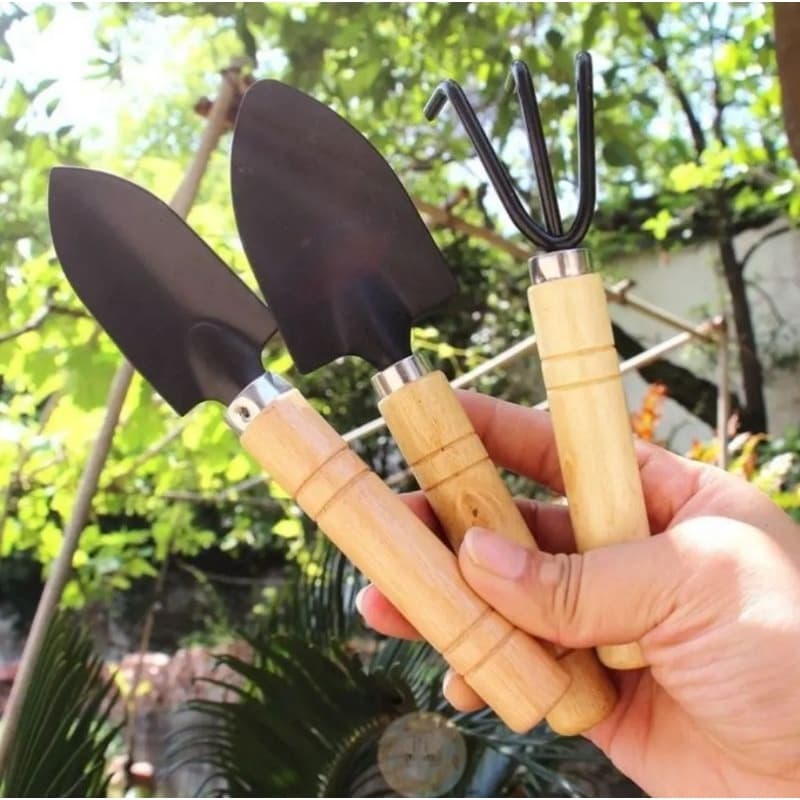 kit Jardinagem Kit Ferramentas de Jardim 3 Peças
