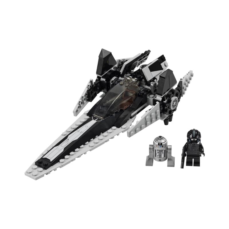 Lego Star Wars 7915 Imperial V-Wing Starfighter (usado 2011) 139 peças Lego original raro