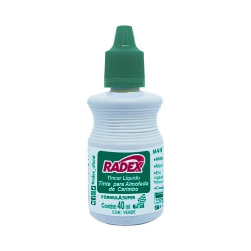 Tinta para Carimbo Verde - Radex