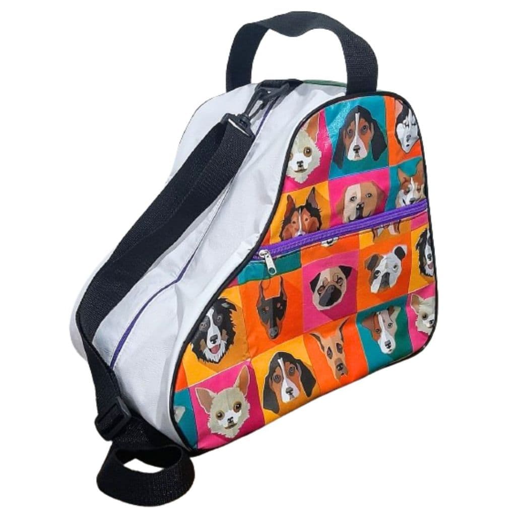 Bolsa / mochila para patins patinação artistica quad inline infantil/adulto estampada