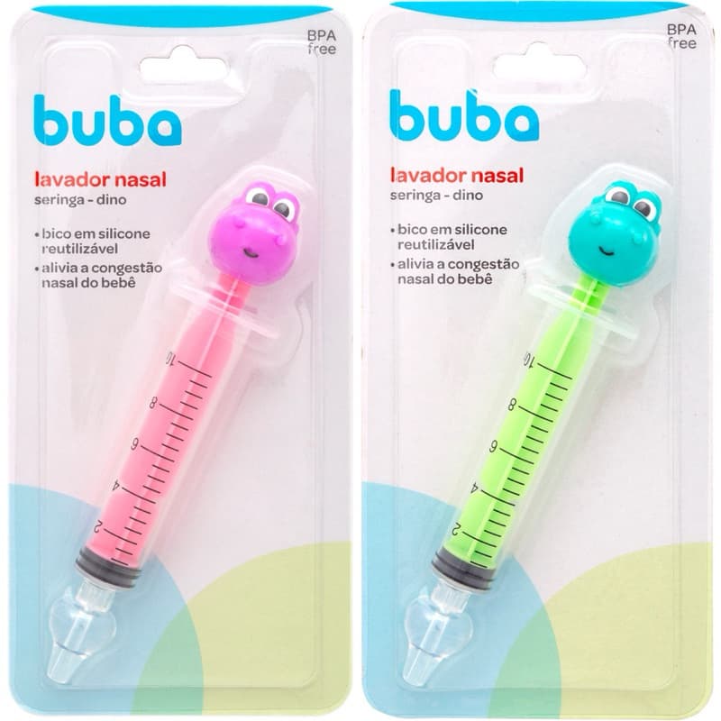 Lavador Nasal Seringa Dino Buba