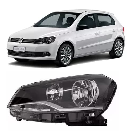Farol Esquerdo Gol Saveiro Voyage 2013 - 2016 0160819