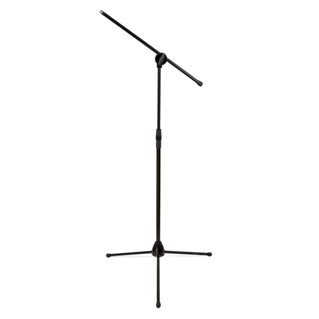 Pedestal P/ Microfone Girafa C/ Rosca Preto Saty Smg-10 Plus