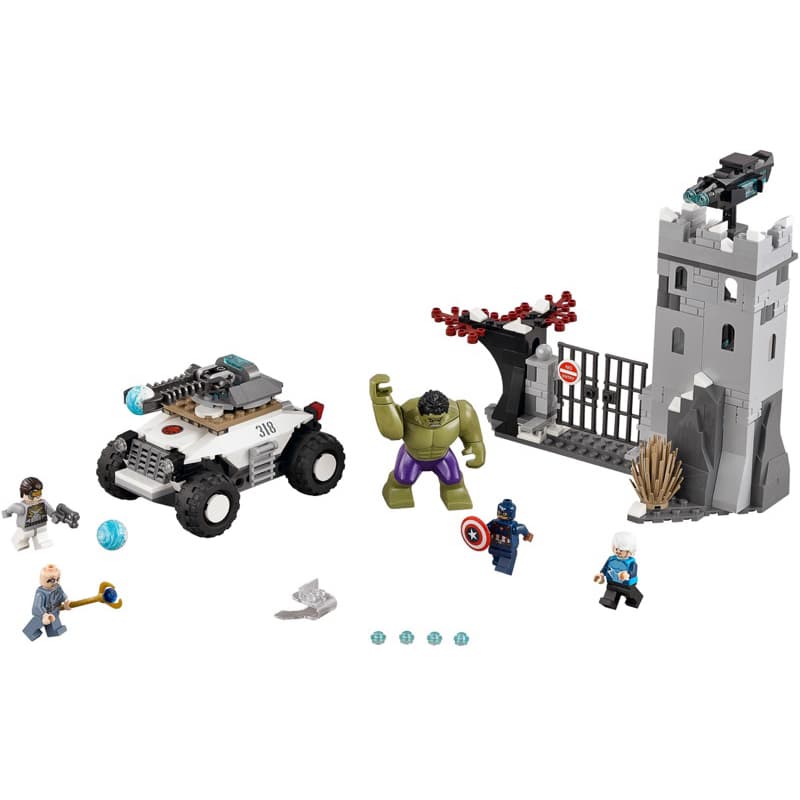 Lego Marvel Avengers 76041 The Hydra Fortress Smash (usado 2015) 405 peças Lego original