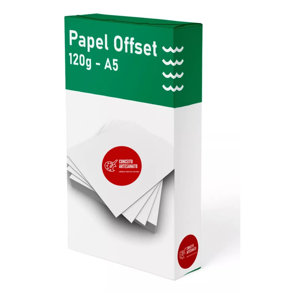 Papel Offset 120g (alta Alvura) - A5 - 500 folhas