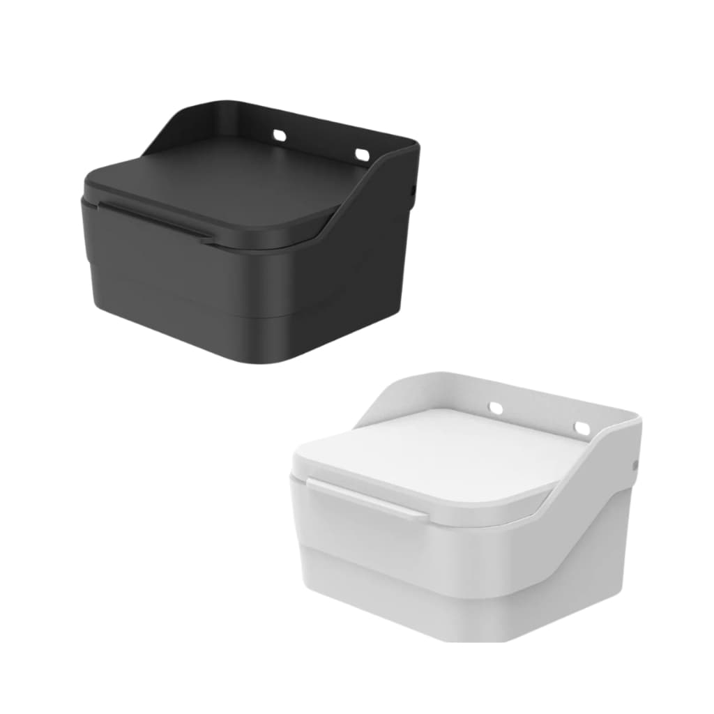 Saleiro Prático Porta Sal Com Furos de Parede Premium Organização Cozinha Despensa Trium Ou