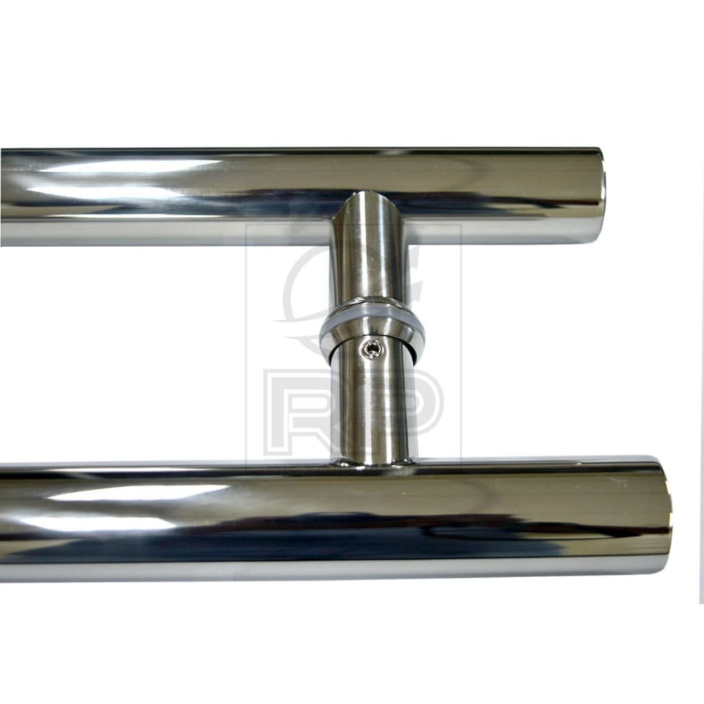 Puxador Tubular Aço Inox Cromado para vidro 45cm x 30cm - Escolha de Segurança e Decoração Elegante