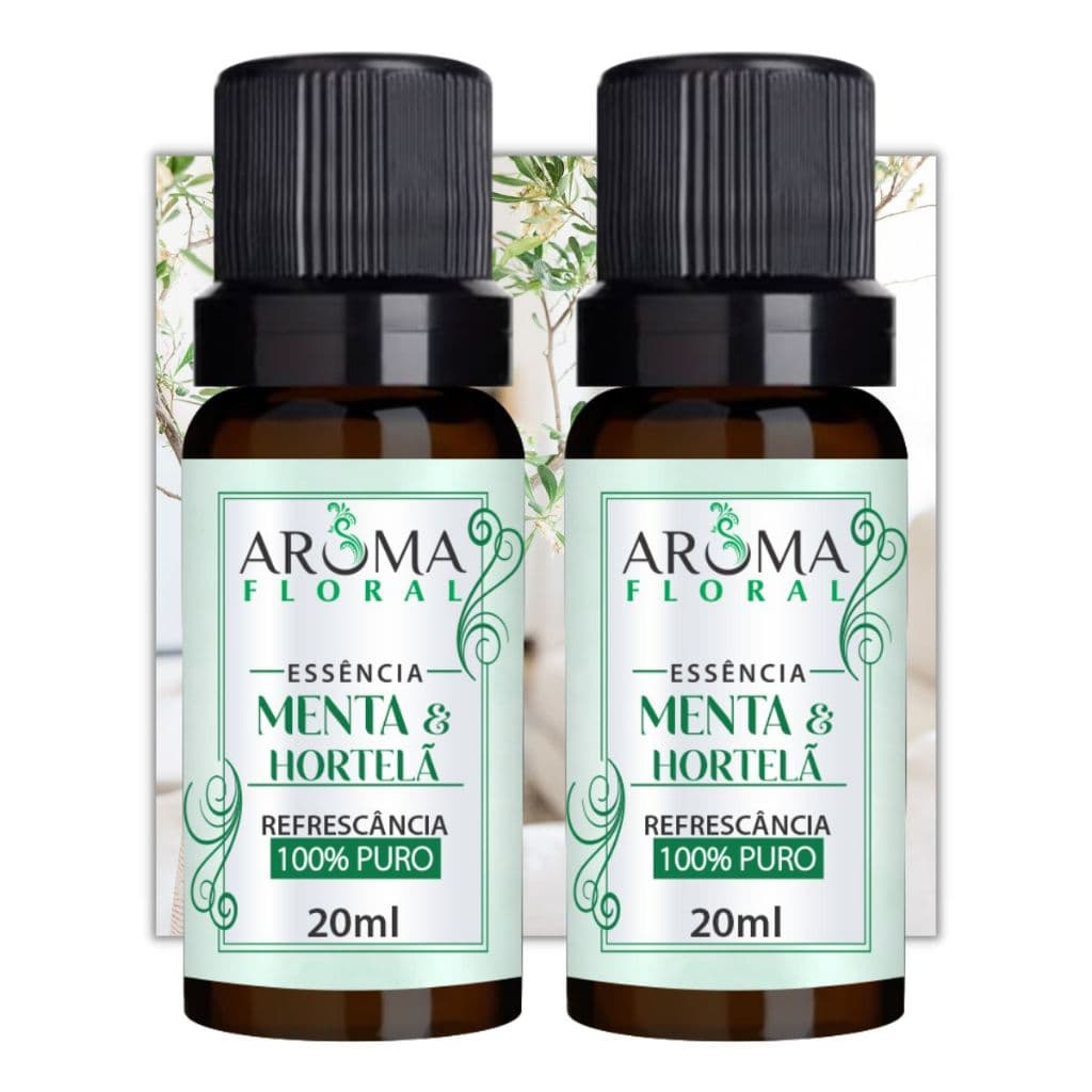 Essencia Menta com Hortelã - Aroma Floral - Para Aromatizador e Difusor Elétrico