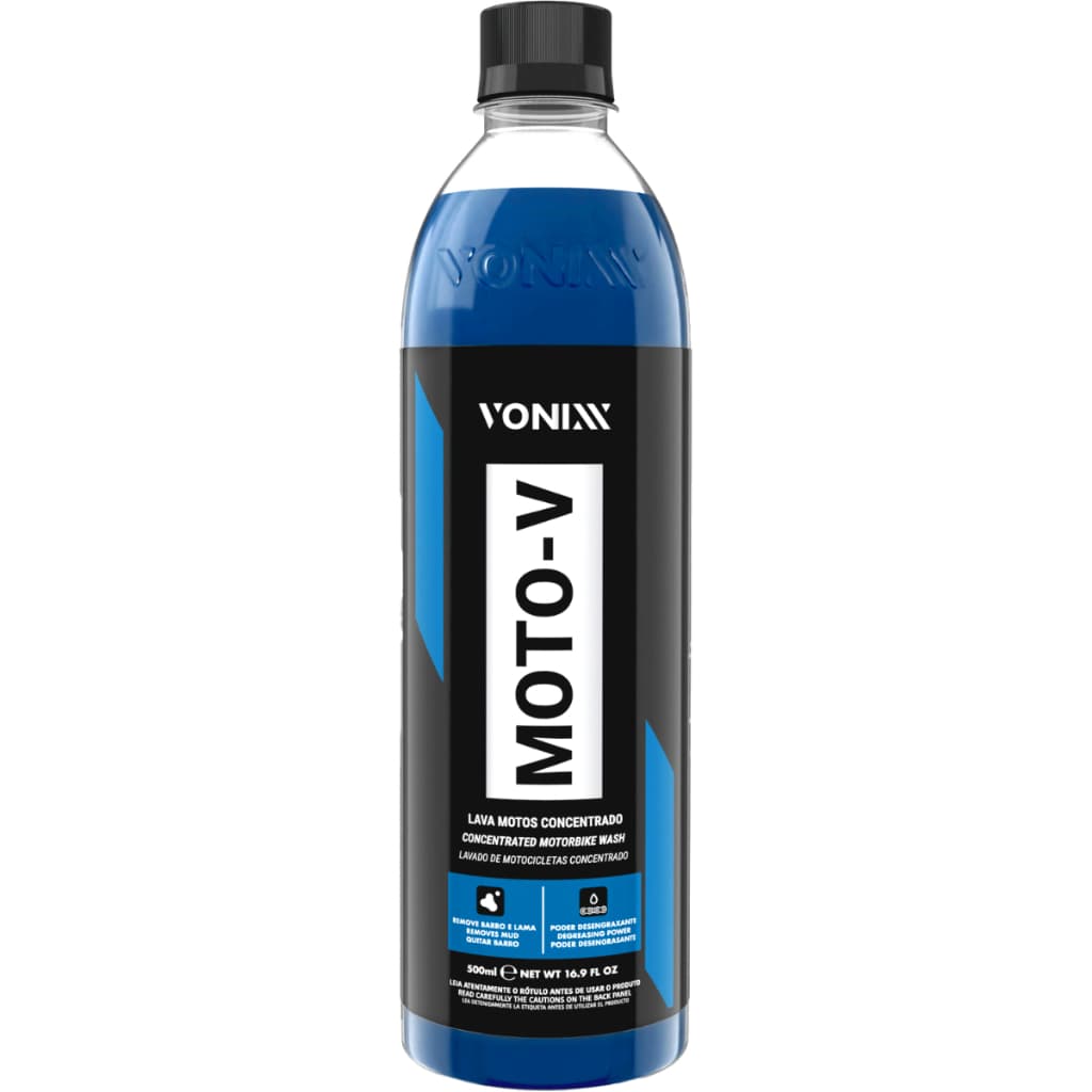 Shampoo Concentrado Desengraxante Automotivo Moto-V Vonixx 500ml