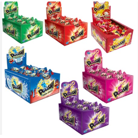 PROMOÇÃO! Chiclete POOSH 40 Unidades - Goma de Mascar - Escolha seu sabor! Arcor