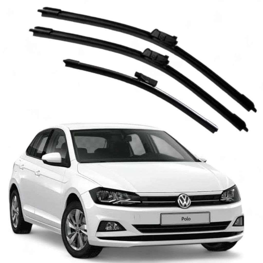 Palheta Limpador Parabrisa Chuva Silicone do Polo 2018 a 2023
