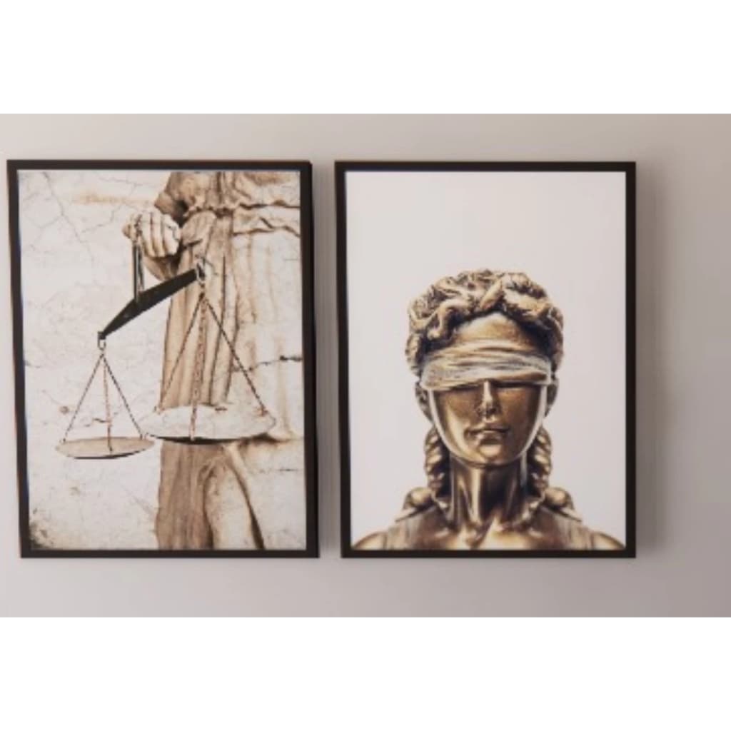 Quadro Justiça Cliente Personalizado
