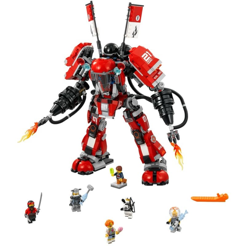 Lego Ninjago Movie 70615 Fire Mech (usado 2017) 944 peças Lego original