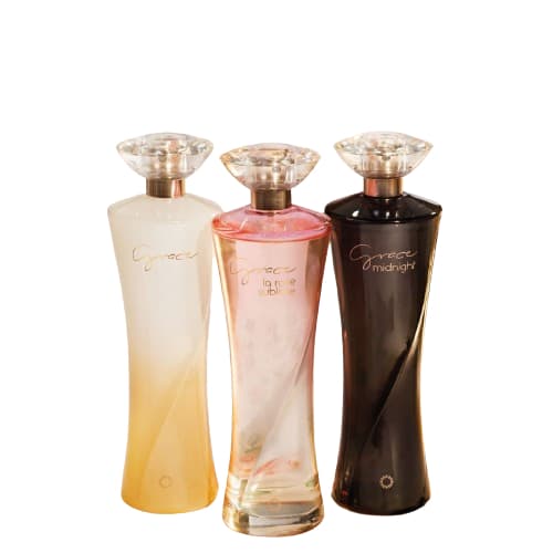 Linha GRACE Hinode perfumes femininos