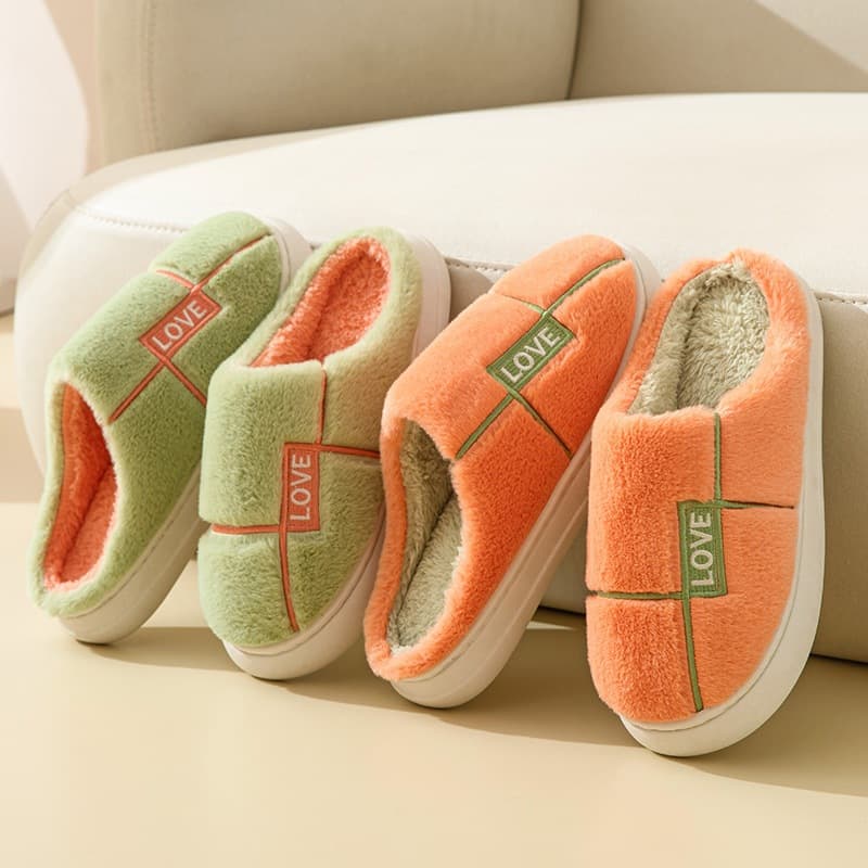 Pantufa Chinelo Sapato Adulta de Inverno Antiderrapante Flexível Quente presente dia das mães