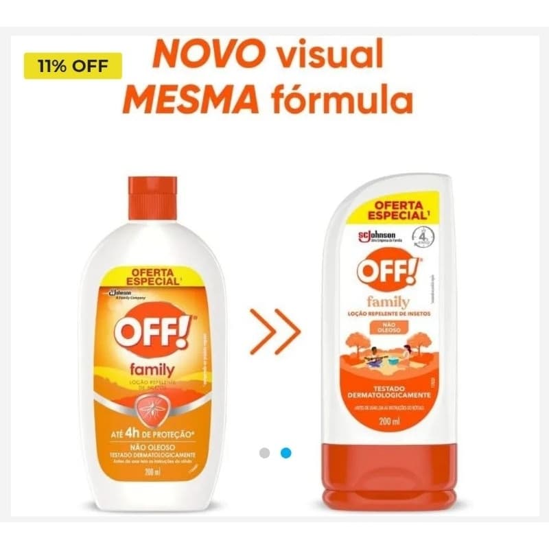 OFF FAMILY REPELENTE LOÇÃO COM ALOE VERA 200ML