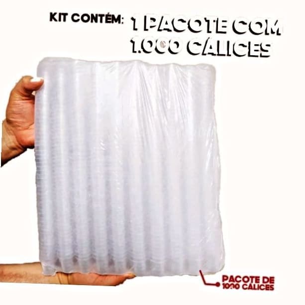 Kit Pacotão copinho de acrílico santa ceia 1.000 unidades