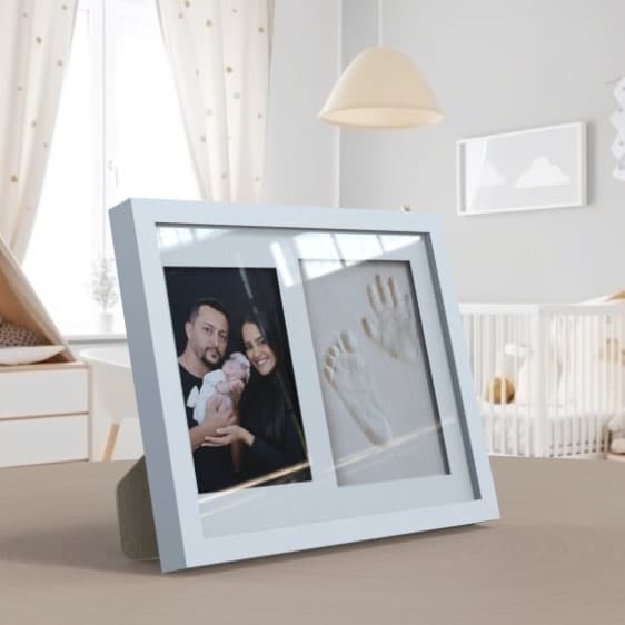 porta retrato infantil com massa de modelar decoração elegante quadro decorativo escolha o modelo