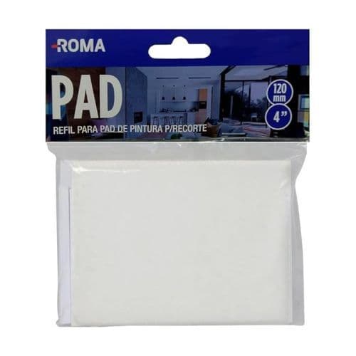 Refil Para Rolo Pad Cantos Recorte Acabamento Em Pinturas Pinceis Roma
