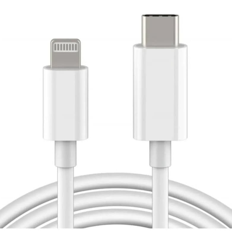 KIT3 Cabo Para iPhone 20W Turbo 1m PD Apple Lightning Tipo C IP ipad Macbook