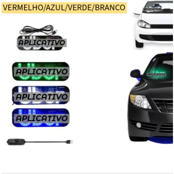 Placa Led Aplicativo Particular Led Letreiro Luminoso - Envio Imediato