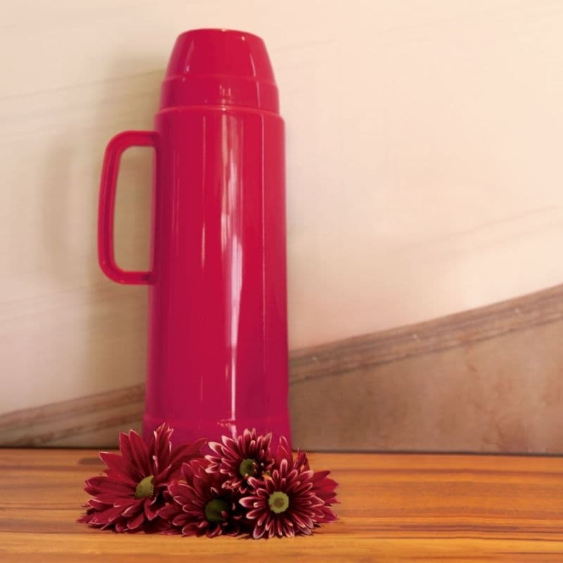 Garrafa Térmica Use 1L Framboesa Rosa - MOR Água - Café - Chá - Cozinha