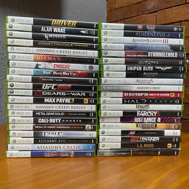 Jogos Xbox 360 Mídia Física (Seminovos)